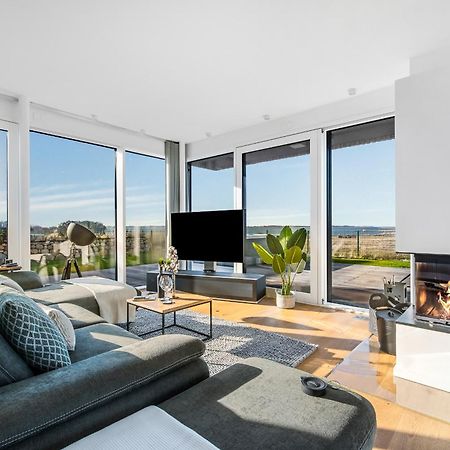 Villa King Erste Lage, Dachterrasse, Meerblick, Carport, Kamin, Sauna, Terrasse, Aussenrolllaeden Olpenitz Luaran gambar
