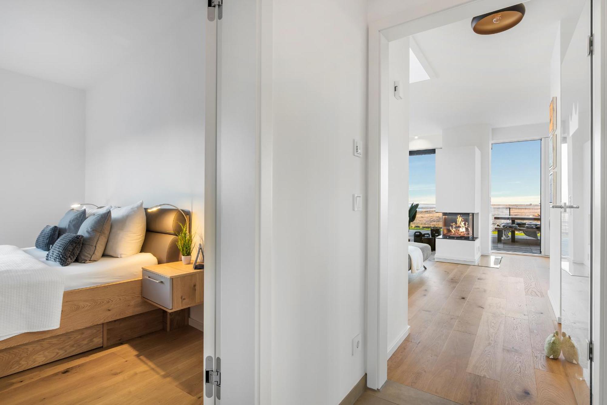 Villa King Erste Lage, Dachterrasse, Meerblick, Carport, Kamin, Sauna, Terrasse, Aussenrolllaeden Olpenitz Luaran gambar