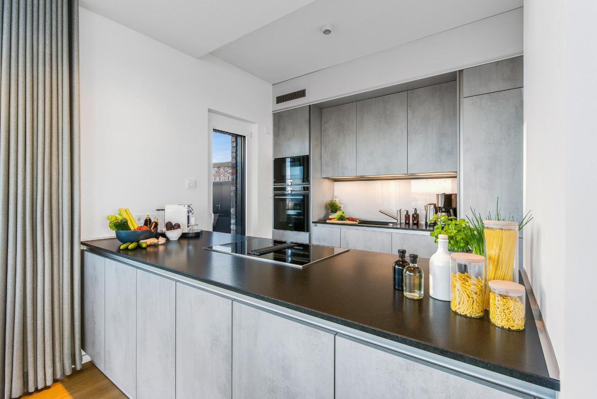 Villa King Erste Lage, Dachterrasse, Meerblick, Carport, Kamin, Sauna, Terrasse, Aussenrolllaeden Olpenitz Luaran gambar