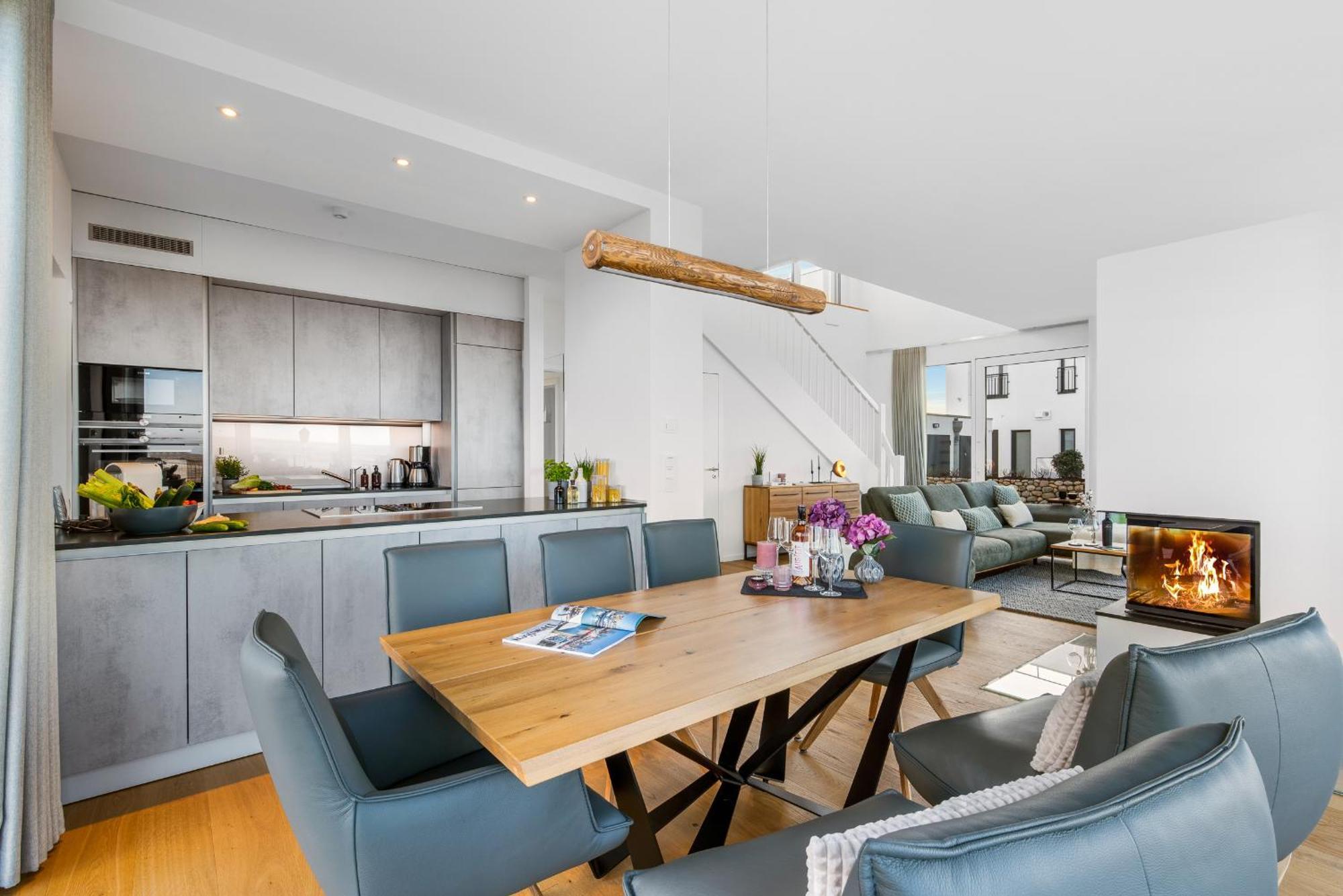 Villa King Erste Lage, Dachterrasse, Meerblick, Carport, Kamin, Sauna, Terrasse, Aussenrolllaeden Olpenitz Luaran gambar