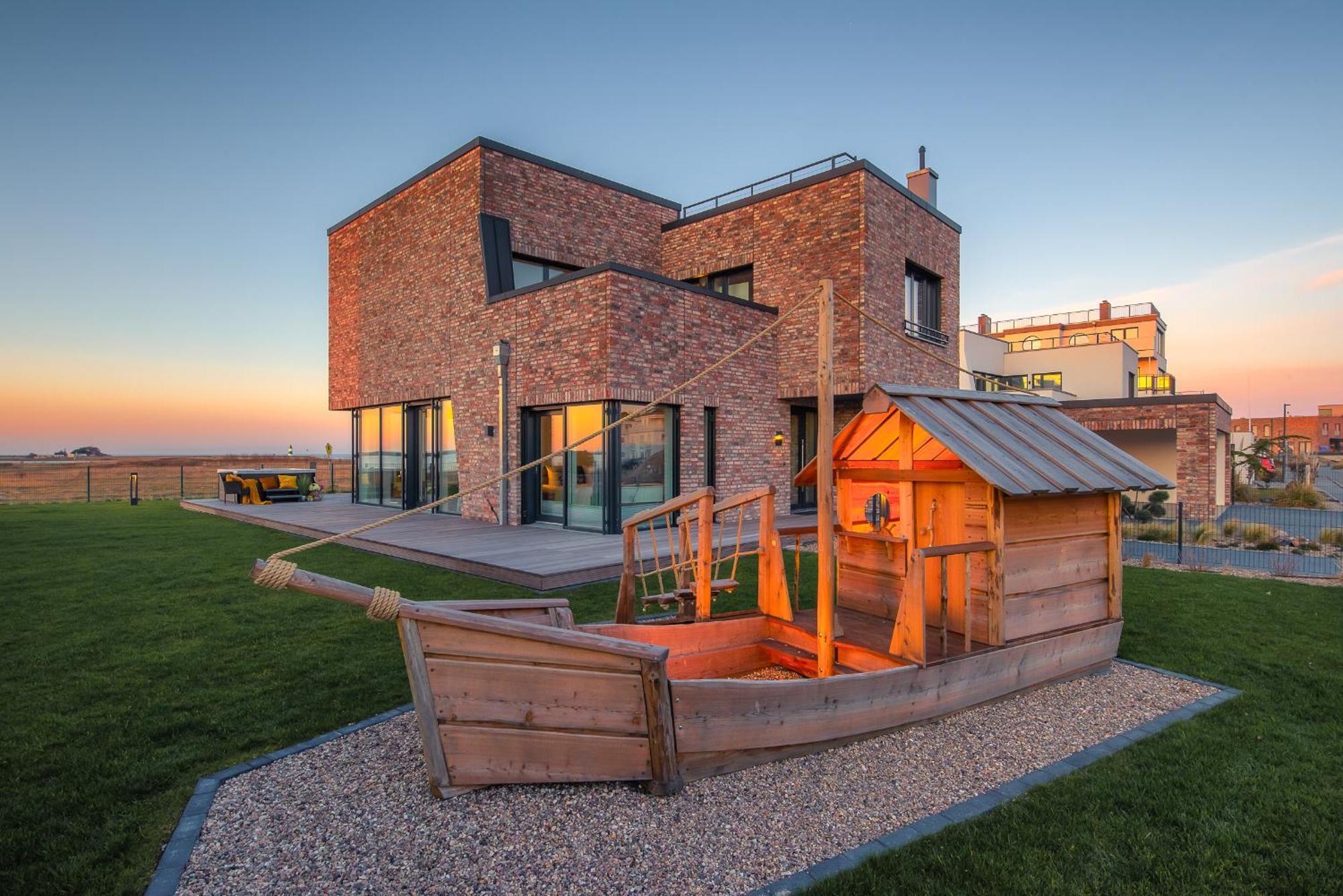 Villa King Erste Lage, Dachterrasse, Meerblick, Carport, Kamin, Sauna, Terrasse, Aussenrolllaeden Olpenitz Luaran gambar
