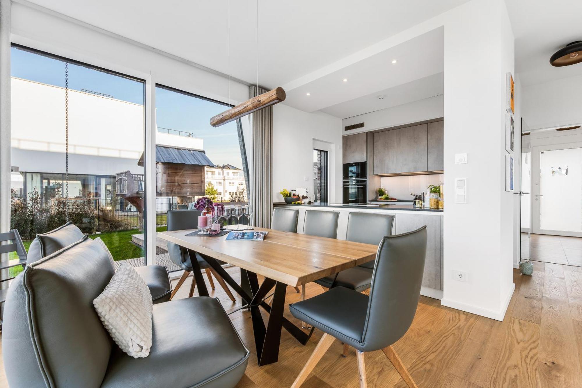Villa King Erste Lage, Dachterrasse, Meerblick, Carport, Kamin, Sauna, Terrasse, Aussenrolllaeden Olpenitz Luaran gambar