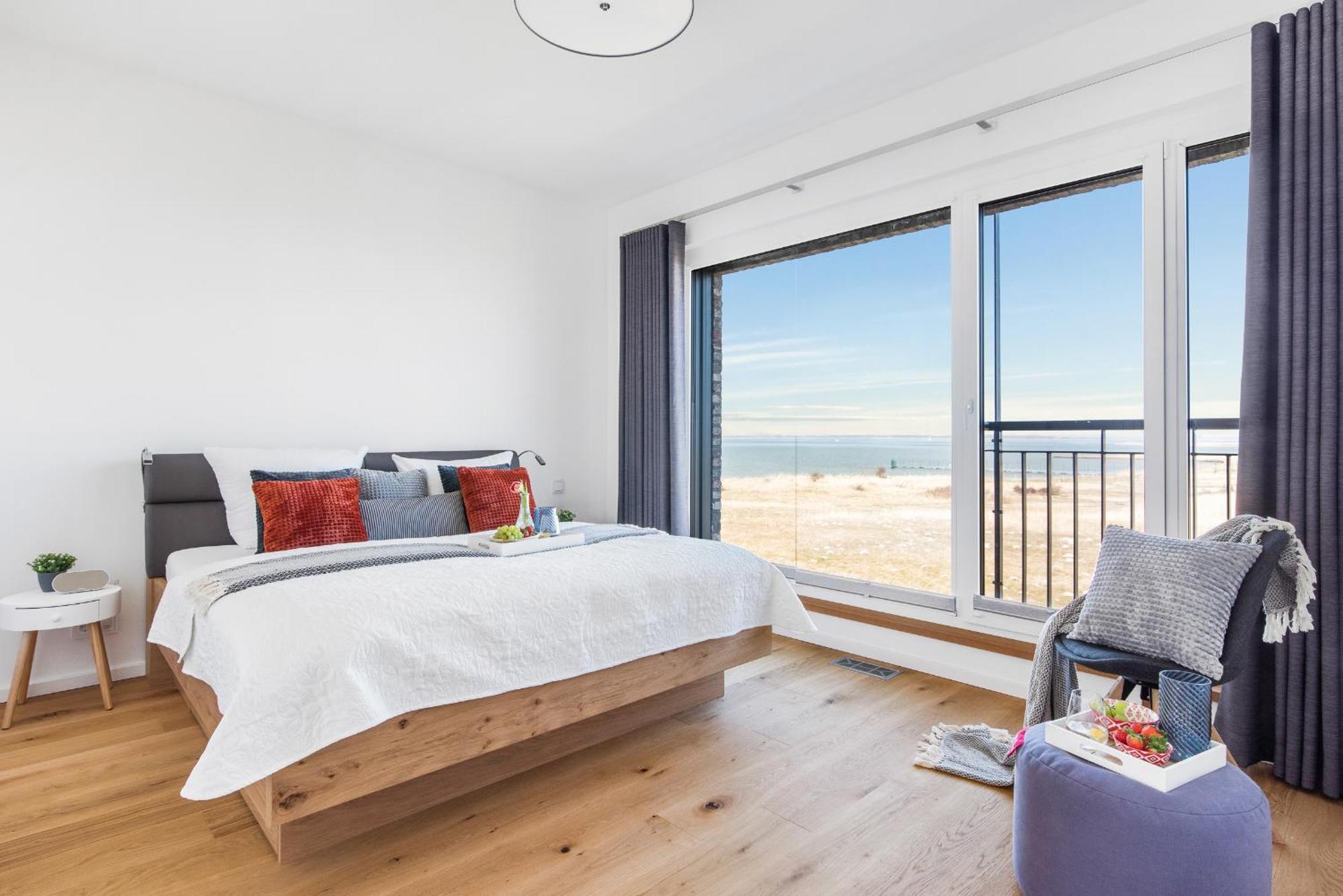 Villa King Erste Lage, Dachterrasse, Meerblick, Carport, Kamin, Sauna, Terrasse, Aussenrolllaeden Olpenitz Luaran gambar